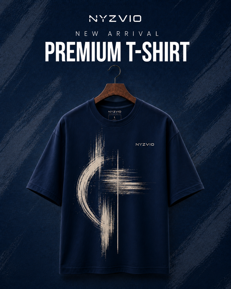 City Grid graphic oversized t-shirt