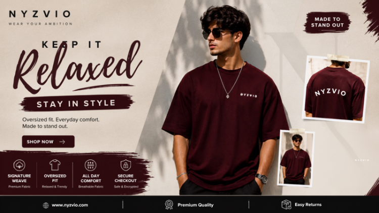 Maroon Oversized