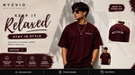 Maroon Oversized